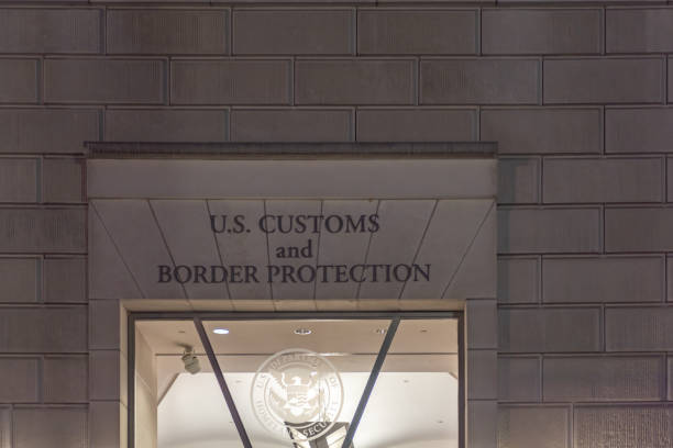 istock U.S. Customs and Border Protection building facade in Washington DC, USA 1175543770