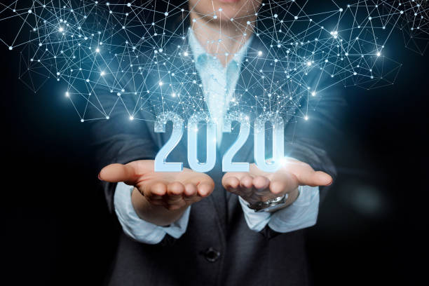 istock The new concept 2020 in the business. 1175547069