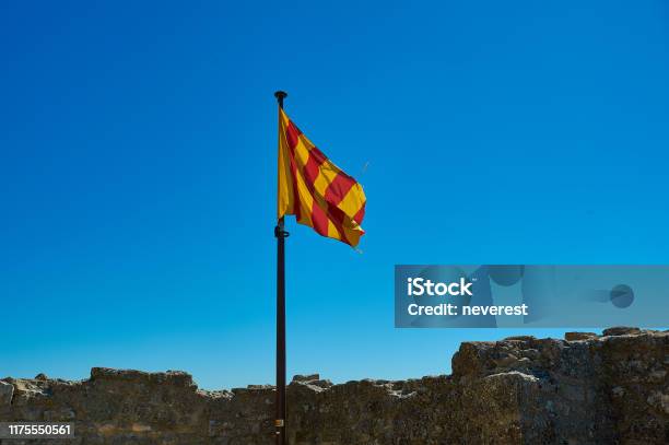 Flag Of Provence Region In France Stock Photo - Download Image Now - Blue, Clear Sky, Europe