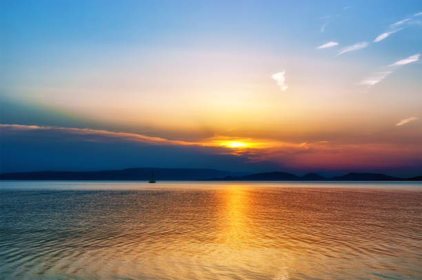istock Sunset at lake Balaton Hungary 1175551891