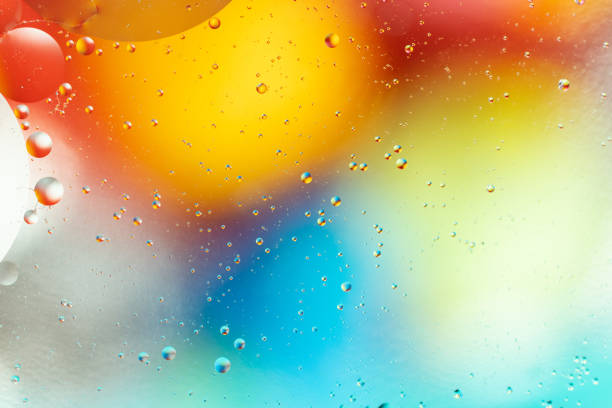 istock Water bubbles. Macro shot of air or molecule. Abstract space background. 1175552104