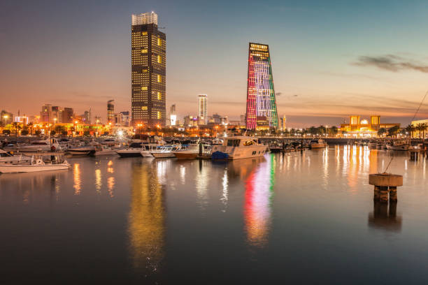 istock Skyline of Kuwait City at evening 1175555430
