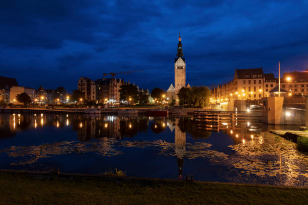 istock Architecture of Elblag at night 1175555720