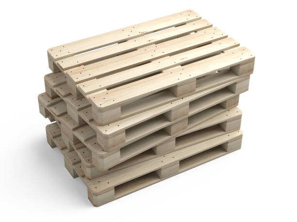 istock A stack of new wooden pallets. 1175557534