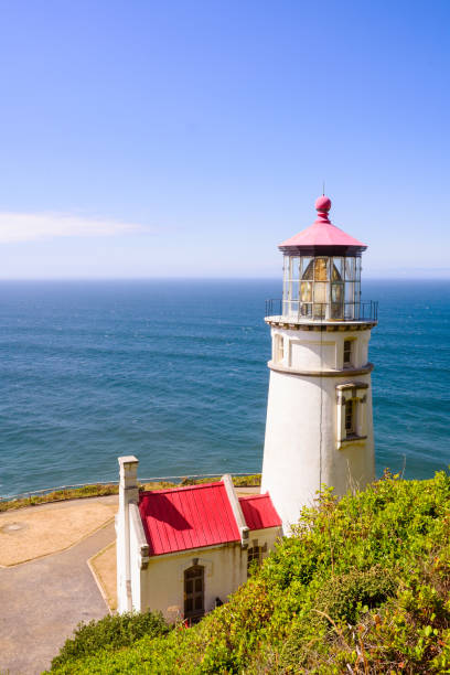 istock Heceta Head Lighthouse on Oregon Coast at Sunset 1175558475