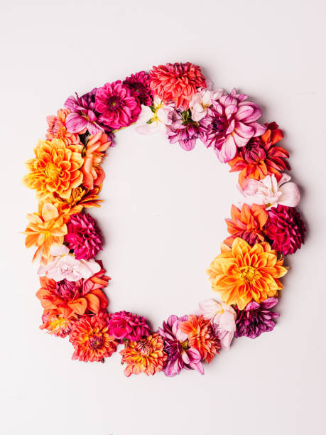 istock Flower alphabet series Letter O 1175568837