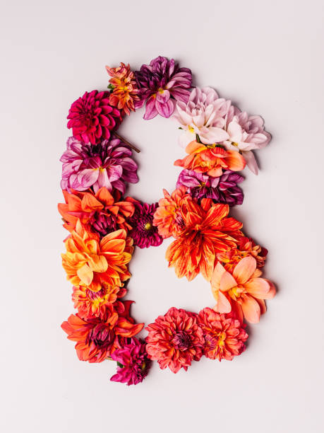 istock Flower alphabet series Letter B 1175570756