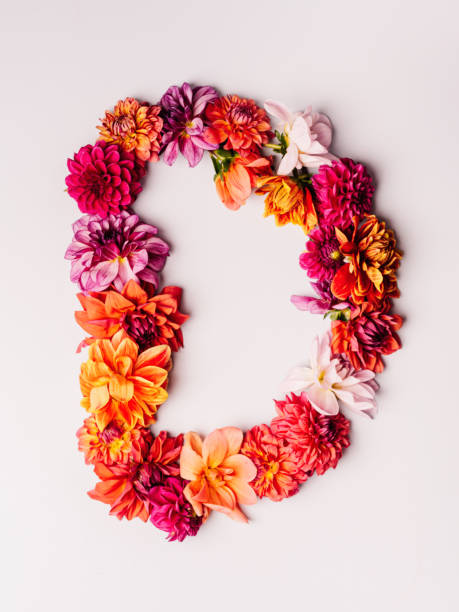 istock Flower alphabet series Letter D 1175570761