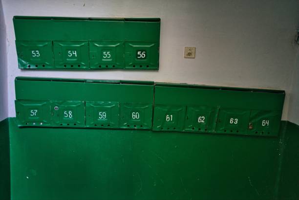 istock Post boxes in Tiraspol, Transnistria 1175571358
