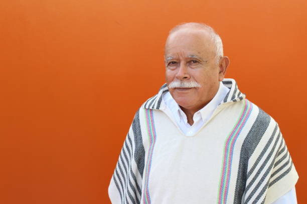 istock Senior Hispanic man with traditional clothing 1175574806
