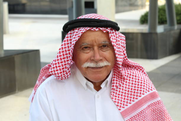istock Gray haired Arabic man with a mustache 1175574860