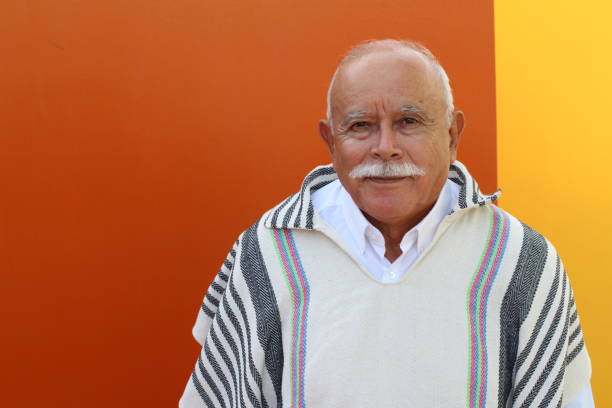 istock Authentic elder South American man portrait 1175575066