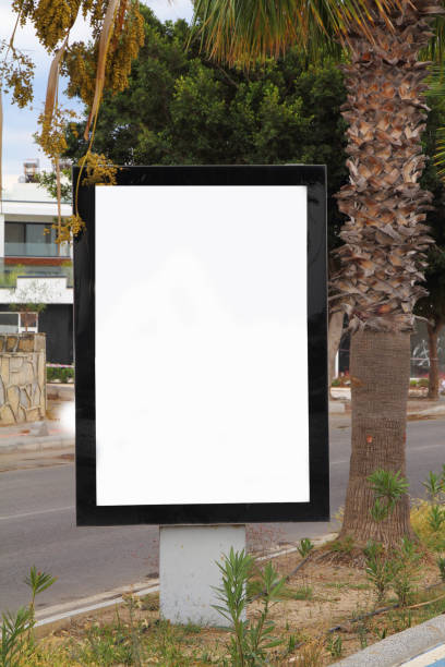 istock Billboard on the street. White background 1175589851