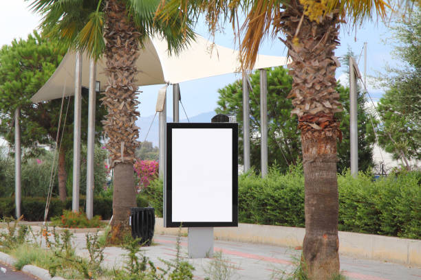 istock Billboard on the street. White background 1175590960