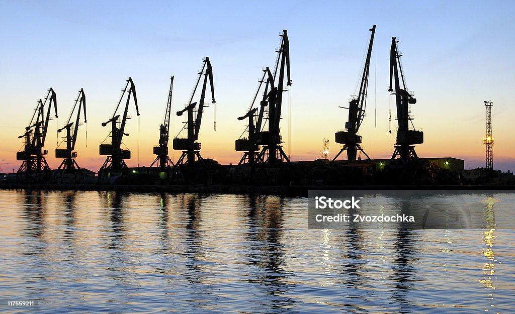 port en soirée - Photo de Ciel libre de droits