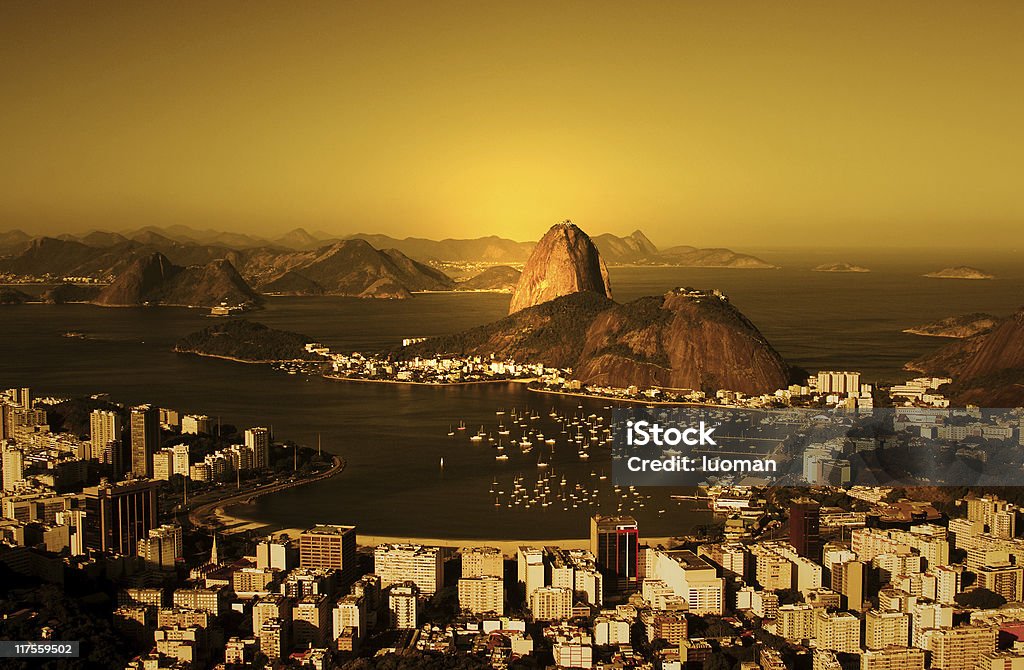 Alba di zucchero a Rio de Janeiro - Foto stock royalty-free di Ambientazione esterna
