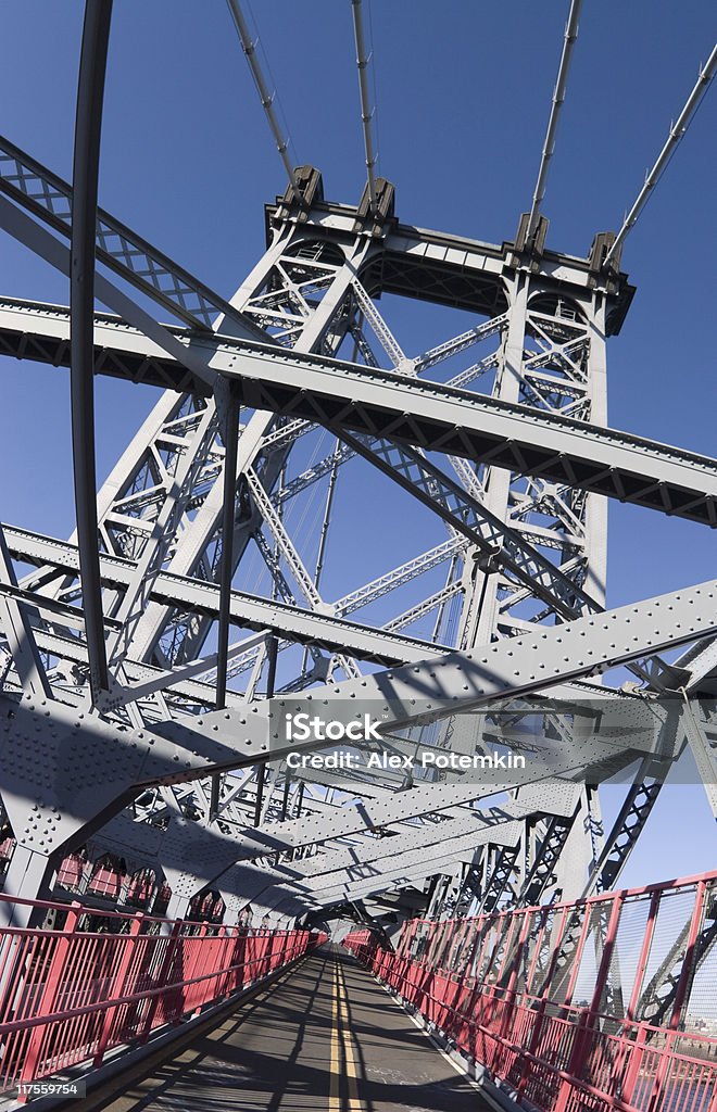 Pont de Williamsburg entre Manhattan et Brooklyn à New York - Photo de Acier libre de droits