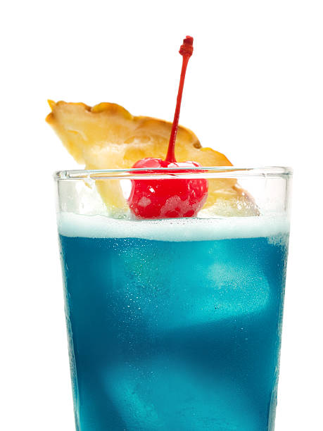 several shot glasses with different drinks, which combined represent the flag of a country