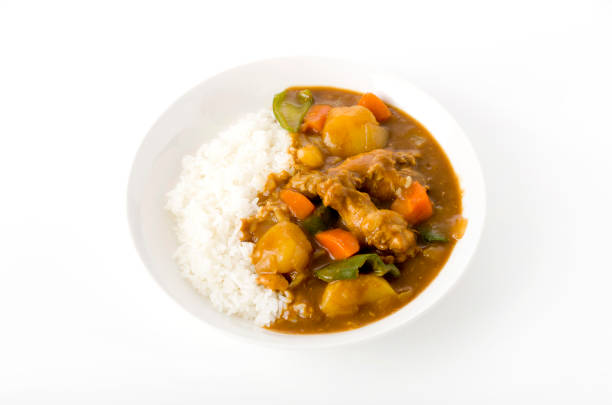 istock Japanese food, Chicken curry with rice 1175598422