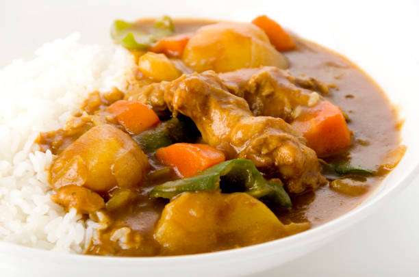 istock Japanese food, Chicken curry with rice 1175598450