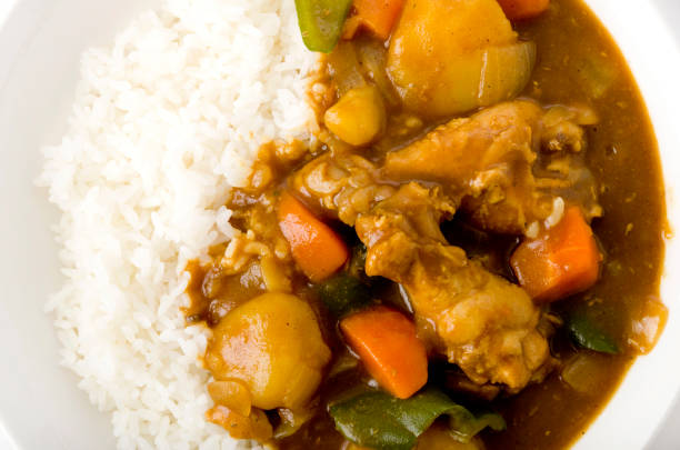 istock Japanese food, Chicken curry with rice 1175598959