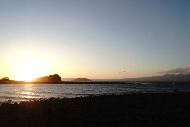 istock Amakusa coast with beautiful sunset 1175600734