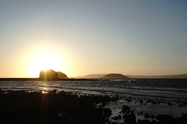 istock Amakusa coast with beautiful sunset 1175600938