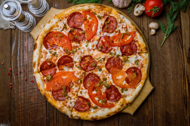 istock Mexican pizza with meat and jalapeno 1175607879