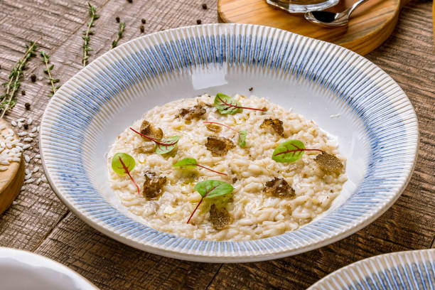 istock risotto with truffles on a plate 1175609950