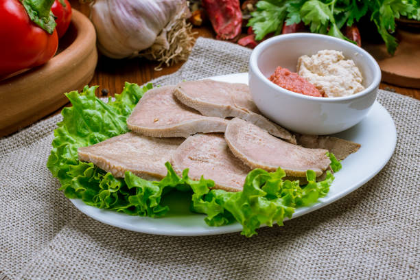 istock Beef tongue with horseradish 1175611398