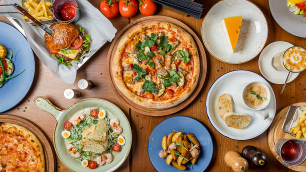 istock Pizza with meat and eggplant 1175613321