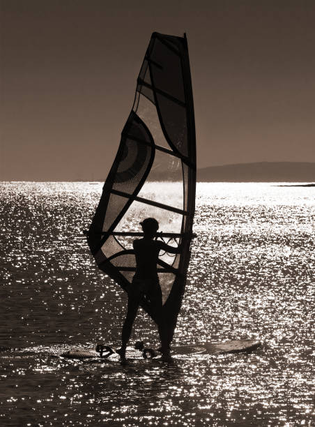 Windsurf - fotografia de stock