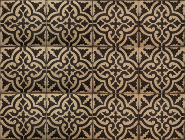 oosterse marokkaanse tegel naadloze patroon - morocco brazil stockfoto's en -beelden
