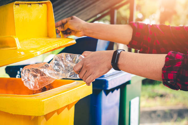 istock Women volunteer help garbage collection for to recycling environment. 1175619188