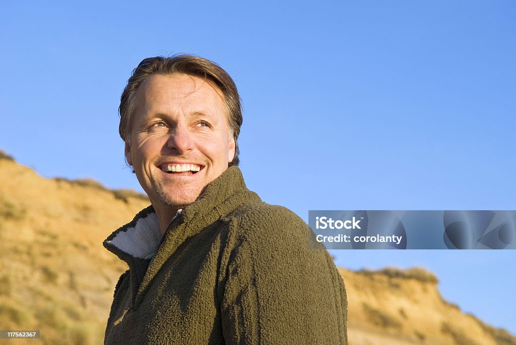 Feliz sonriente hombre - Foto de stock de Hombres maduros libre de derechos