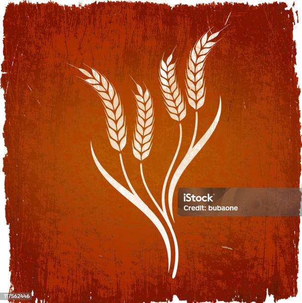 Wheat On Royalty Free Vector Background Stock Illustration - Download Image Now - Brown, Color Image, Damaged