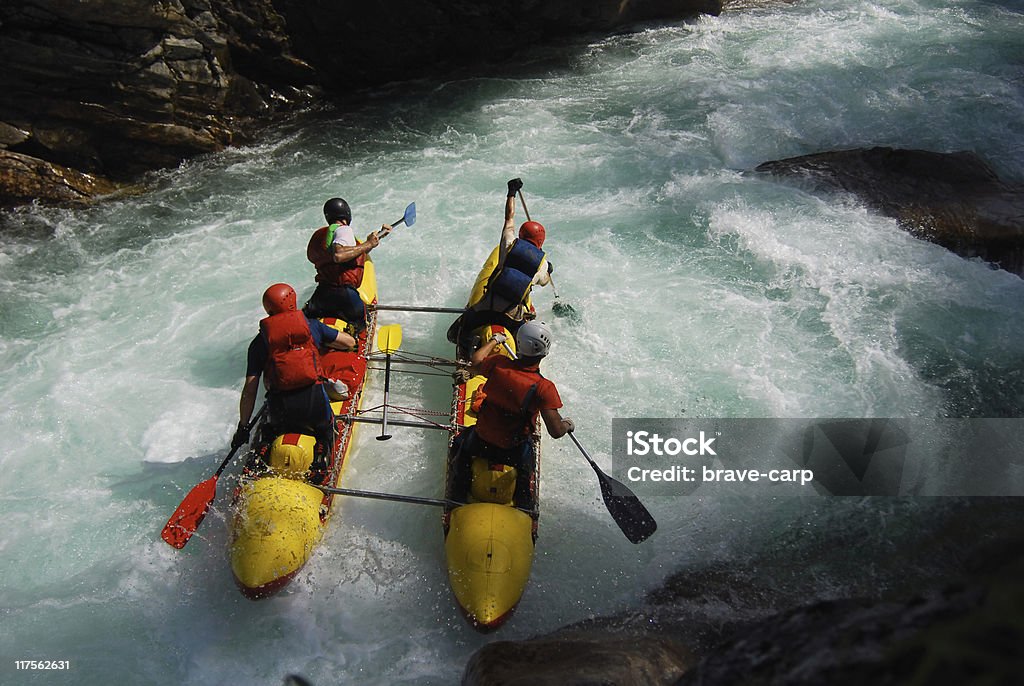 Aggressive Wasser - Lizenzfrei Vier Personen Stock-Foto