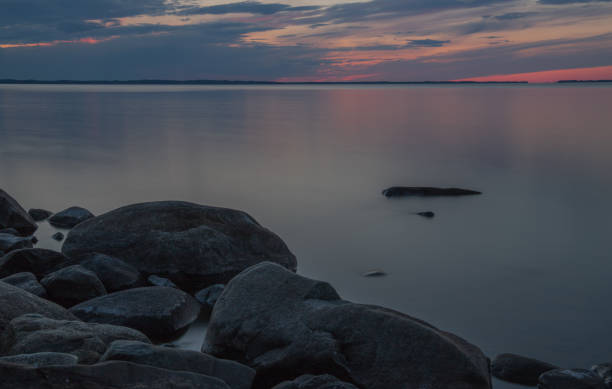 istock Rock on a sea in finland 1175630734