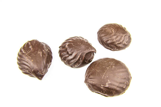 istock Gingerbread cookies in chocolate on a white background. 1175637286