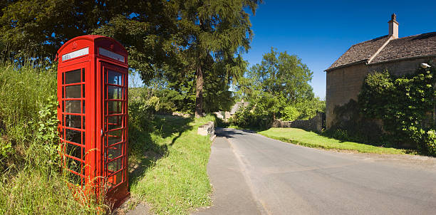 questa è l'inghilterra. - telephone booth telephone panoramic red foto e immagini stock