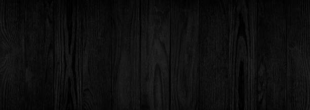 istock Wood texture or black wood background. 1175639787