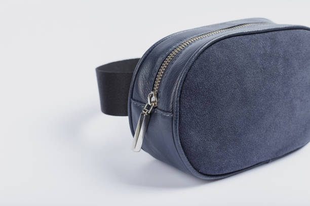 istock Women's stylish belt bag, new design. White background 1175640809