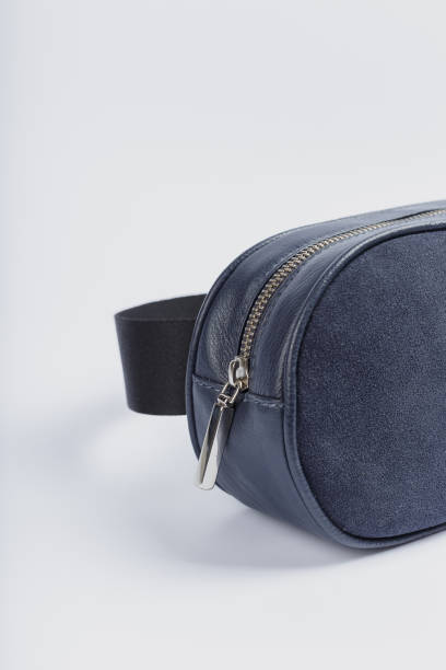 istock Women's stylish belt bag, new design. White background 1175640824