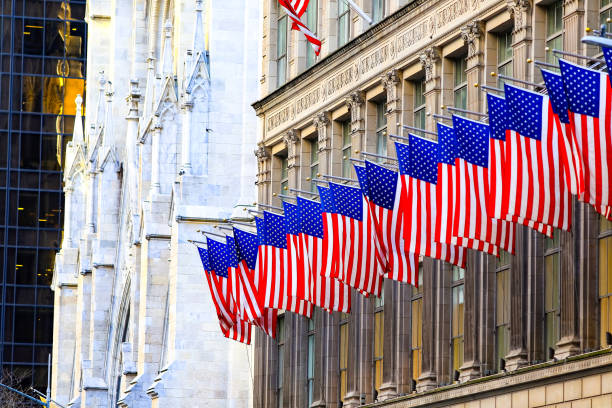 istock New York City And American Flags 1175641573