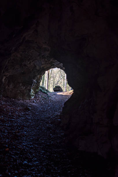 istock view from small Pruchodnice cave near Konice town in Czech republic 1175641799