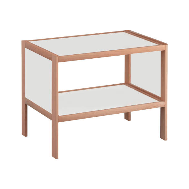 istock Blank wooden bookshelf 1175642874
