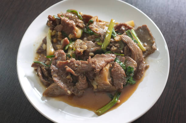 istock Fried beef with oyster sauce , Thai cuisine 1175642884