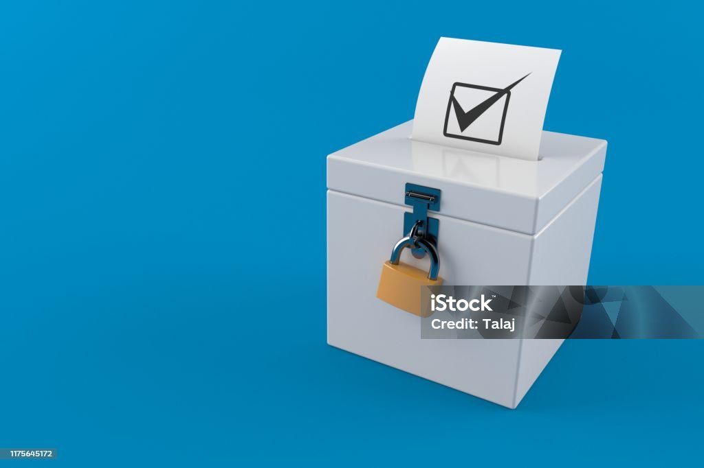 Abstimmungsbox - Lizenzfrei Wahlurne Stock-Foto