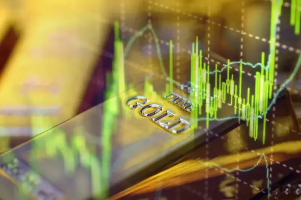 Global Gold Price Commodity Concept