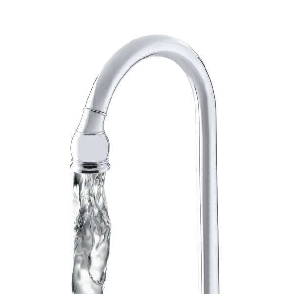 istock Chrome Faucet Isolated on White 1175647358